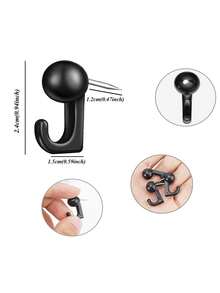 20/50pcs Music Note Push Pins, Suitable For Cork Board, Wall Hanging, Bulletin Board, Christmas Decoration, Great Gift For Friends And Valentine's Day - Multicolor - View 2