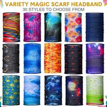 polainas para el cuello, bufanda elstica, diadema que absorbe el sudor, bandana para mujeres y hombres, deportes, yoga, correr - Estiloelegante - Ver 3