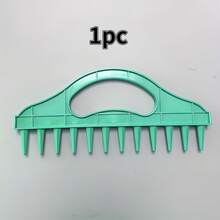 Seeding Tool, Soil Auger, Gardening Seeding Spacing Tool, Suitable For Farmland, Garden Vegetable Planting, Agricultural Rake - Green - View 6