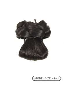 A Relaxed Updo Wig With Clips, A Stylish Upgraded Synthetic Clip Bun, Made Of Elegant High-Temperature Fiber, Designed Specifically For Women. Easy To Use And Tool-Free, It Perfectly Creates A Casual Look, Making It An Ideal Choice For Women's Casual Hair Accessories. Elegant Hair Clips, Fashionable Hairpins. Women Claw Clip Elegant Hair Claw - Multicolor - View 3