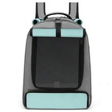IISVGE Rucksack-Transportbox für Vögel (geeignet für kleine bis mittlere Vögel: Wellensittiche/Nymphensittiche/Unzertrennliche) - atmungsaktiv belüftet, Freihände-Outdoor-Reisekäfig mit Sonnenschutz, Anti-Pickmaschengewebe, leicht zu reinigendes Design, verstellbare Träger. Ideal für Abenteuerreisen/Tierarztbesuche. Haustier-Handtasche. Valentinstag Geschenk. - Verschiedenfarbig - Übersicht 15