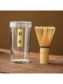 Berbagai Alat Pengaduk Teh Matcha Bambu, Sikat Teh Bambu Gaya Jepang, Pengaduk Bubuk Matcha, Mangkuk Matcha 100 Cabang - titik liar - View 1