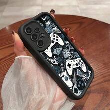 Cyberpunk Mechanical Game Remote Pattern Phone Case For Galaxy A Series And S Series Models, Made Of High-Quality Thickened  With A Matte Finish. - Black - View 4