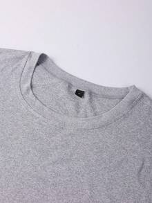 GRDR Men's Summer Casual Crew Neck Sleeveless Tank Top - Light Grey - View 7