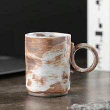 Handmade Vintage Ceramic Coffee Mug, Creative Rustic Teacup, Unique Design Espresso Cup For Afternoon Tea - Multicolor - View 10