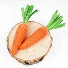 1pc 2026 New Mini Carrot Decor Ornament, European And American Easter Tray Decoration - Easter Gift - Perfect Gift - Holiday Gift - متعدد الألوان - مشاهدة 6