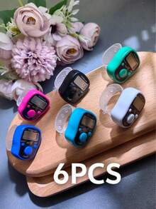 二合一斋月念珠+电子计数戒指，斋月和开斋节礼物，每日祈祷计数器，便携式 - 彩色 - 查看 1