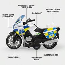 1:14 Scale Alloy Motorcycle Model Toy, Motorcycle, Sliding Function, Movable Handlebar, Suitable For Model Enthusiasts Collection, Desktop Decoration