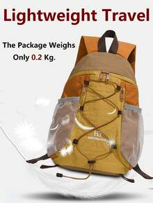 可折叠速干尼龙背包，多功能时尚日常包，多口袋轻便旅行包，大容量简约书包，方便实用，适合学生、护士、教师、商务人士、旅行、通勤、购物、办公、约会、徒步、培训、工作等各种场合。也是理想的生日或节日礼物。 - 彩色 - 查看 4