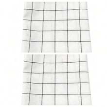 Large Checkered Kitchen Dish Towel, Absorbent Tea Towel, Soft Reusable Cleaning Cloth, Quick-Drying Dishcloth, Dishwashing Cloth - Multicolor - View 19