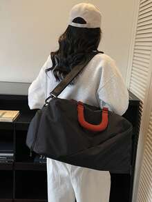 Dedoo Bolsa Tote Feminina 2026, Bolsa de Viagem de Grande Capacidade, Bolsa de Bagagem de Alta Qualidade com Separação Seca e Úmida, Bolsa Esportiva e de Academia, Bolsa Duffle, Bolsa de Viagem, Organizador de Viagem, Essenciais de Cruzeiro, Essenciais de Férias, Itens Essenciais de Viagem para Homens e Mulheres - Preto - Visão 6