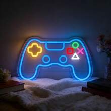 The Wall Decoration For Gamers' Rooms Can Be Dimmable. The Neon Lights For Gamers Are Suitable For Boys' Bedrooms And Game Rooms. The Game LED Signs Are Suitable For Teenagers' Dormitories, Men's Cave Wall Decoration Or Gamers' Gifts, Internet Cafe Decoration, 40.6cm - GAME - 查看 1