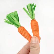 1pc 2026 New Mini Carrot Decor Ornament, European And American Easter Tray Decoration - Easter Gift - Perfect Gift - Holiday Gift - متعدد الألوان - مشاهدة 5