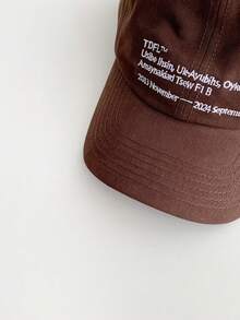 1 件装软冠简约后盖帽,男女通用休闲户外太阳帽,小脸,春夏 - 彩色 - 查看 8