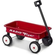 JCH-Radio Flyer - Vagón de juguete retro de 165 pulgadas exclusivo de - Rojo - Ver 1