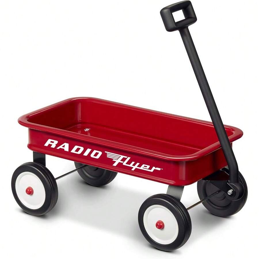 JCH-Radio Flyer - Vagón de juguete retro de 165 pulgadas exclusivo de - Rojo - Ver 1