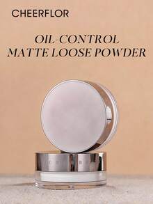 CHEERFLOR CFR980 Loose Setting Powder, Long-Lasting Lightweight, Firming Soft, Natural Skin Tone, Plant Extract, Fine Matte Oil Control, Transparent Pore Concealing, Anti-Smudging, Suitable For Daily Use, Party, Gift For Women And Girls - 981 - View 4
