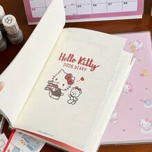 Sanrio Hello Kitty Planner | Cover, Lined Pages, Date Notation, Matte Surface, Suitable For School, Office And Home Use, Perfect Halloween Gift - Multicolor - View 2