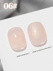 Sơn móng tay dạng gel Miss Leia 15ml mùa Xuân/Hè, màu trắng sữa trong suốt, mới, dễ phối đồ, làm trắng móng, màu đỏ, tím, xanh dương, trà sữa. Có thể phủ thêm lớp gel nhũ vàng ánh kim lấp lánh. Sơn gel làm trắng móng phổ biến, dành cho người mới bắt đầu, dùng được với đèn UV LED, có thể ngâm, bán vĩnh cửu, thích hợp cho salon làm móng, bộ dụng cụ làm móng tại nhà, quà tặng cho phái nữ. - Nhiều màu - Xem 11