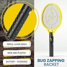ZAP IT! Bug Zapper Battery Powered 2xAA Included Bug Zapper Racket 3 500 Volt 2 Pack - Amarillo - Ver 3