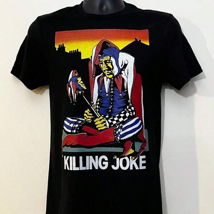 Killing Joke- Punk Rock - Post-Punk - 70s 80s T-Shirt - 黑色 - 查看 1