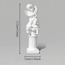 1件/4件/8件套迷你树脂天使雕像摆件及迷你罗马柱，可爱天使雕塑音乐盒，适合摆放在书架、办公桌、卧室，是节日礼物、宗教家居装饰、洗礼婚礼祭坛布置、圣诞天使礼物的完美之选。 - 彩色 - 查看 9