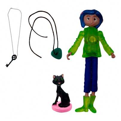 TendenciaFigura  Con Luz + Gato + Collar Llave + DijeCalidad premium