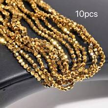 4mm Vibrant Faceted Glass Ball Beads | Sparkling Crystal Loose Beads | DIY Bracelet Necklace Phone Chain Jewelry Making Supplies | Handmade Craft Accessories - Spinel - View 78