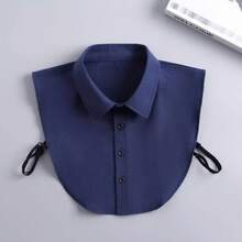1pc Women's Detachable Denim Pointed Collar Shirt Collar Accessory, Versatile Clothing Accessory Suitable For Autumn/Winter - Multicolor - View 14
