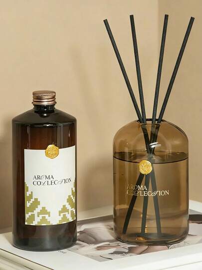 مجموعة موزع العطر العطري عالي الجودة بتصميم فريد، زيوت أساسية نباتية طبيعية مختلطة، عطر ديكور المنزل، رائحة دائمة، حامل قصب البخور الداخلي، مناسب كهدية لحفلات الزفاف والأعياد والعيد والكريسماس وحفلات العطلات، مناسب للغرفة والمكتب وغرفة المعيشة والحمام وإزالة الروائح وما إلى ذلك.