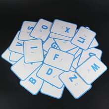 28 piezas Rompecabezas de Cognición del Alfabeto, Tarjetas Didácticas, Tarjetas de Educación Temprana, Herramientas Auxiliares de Tutoría y Entrenamiento, Experiencia de Aprendizaje Interactivo para Lectores Principiantes, Herramienta Ideal para Maestros en el Aula - Multicolor - Ver 5