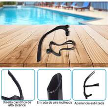 Snorkel Frontal Natación para Nadadores,Adulto/Niño Snorkel Natacion, Elástico de Cabeza Fácilmente Ajustable,Snorkel para Nadar, Bucear y Hacer Snorkel,38258807 - Multicolor - Ver 5