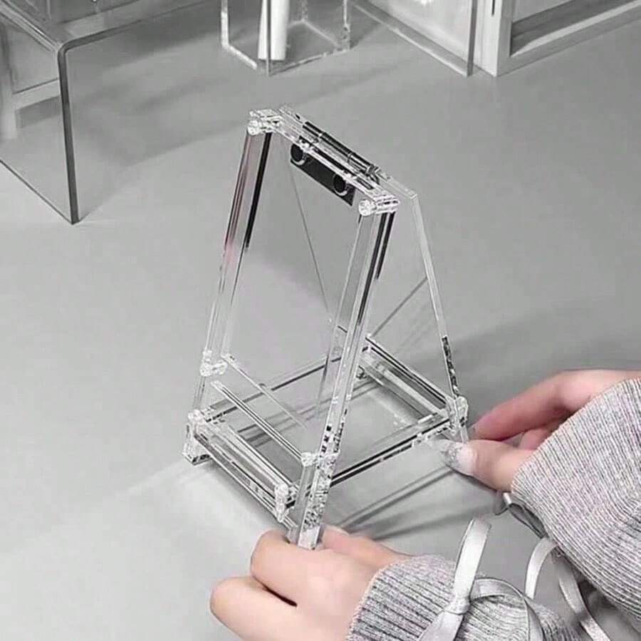 1套/1件透明公告板，Gumei亚克力精美闪卡架，高档小卡片收纳架，精致礼品，营造惊喜感，节日礼物，送给亲朋好友的惊喜，可爱又实惠，复活节礼物（随机款式） - 彩色 - 查看 1