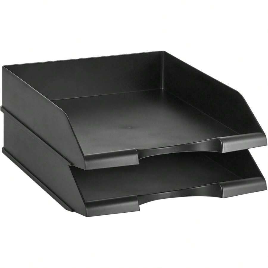 File Storage Boxes - Black - View 1