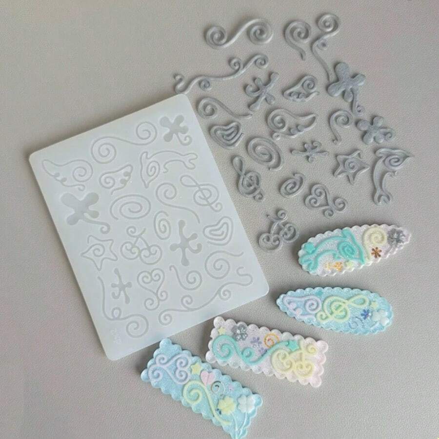 Resin Casting Mold Silicone Mold Accessories, Resin Liquid Mold, Resin Keychain Silicone Mold, Resin Mold - Silicone - View 1