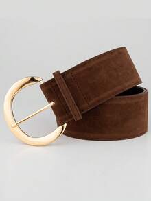 Thắt lưng bản rộng kiểu Hàn Quốc bằng da lộn cổ điển, phụ kiện thời trang cao cấp mới cho váy ngắn. - Nhiều màu - Xem 6