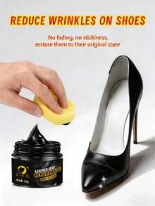 Restaurator de culoare pentru piele neagră - Balsam de reparare a culorii pielii și vinilului, conceput pentru a restabili culoarea pielii decolorate și zgâriate. Îndepărtare puternică a zgârieturilor pentru piele poliuretanică de pe scaune auto, pantofi, volane și accesorii. Reparații nedistructive pentru decolorare, uzură., Încălțăminte, Alegeri de primăvară-vară, Cadouri pentru domnișoare de onoare, Cameră, Decor dormitor, Decor dormitor, Plajă, Călătorii, Pentru bărbați, Pentru femei, Vacanță, Ziua Femeii, Articole esențiale de călătorie, Cadouri de nuntă, Y2k, Dormitor, Accesorii auto pentru femei, Decor bucătărie, Nuntă, Y2k, Petrecere - Negru - Vizualizare 2