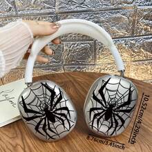 Spider Design Protective Case Compatible With Apple Wireless Earphone Case, Anti-Scratch And Anti-Drop Protective Cover For Headphones - Clear - View 4