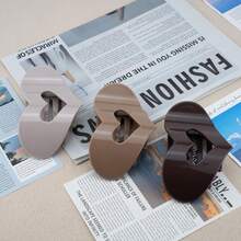 6 Pack Cute Heart - Shaped Hair Clips - Winter & Spring Colors (Mint Green, Brown, Yellow, Etc), Hair Accessoriesvalentine's Day PT1O - 3 - Xem 2