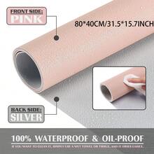 皮革防滑桌垫，大号鼠标垫，防水PU皮革桌面保护垫，键盘电脑垫，书写垫，适用于办公室和家庭，多种尺寸和颜色可选。全覆盖式桌垫，简约风格多功能咖啡桌垫，易于清洁和收纳化妆垫。经典黑白配色。学生学习护眼防眩光办公桌装饰家居装饰。二合一桌垫鼠标垫 - 彩色 - 查看 21