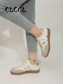 2026 New Women Flat Casual Sneakers - Beige - View 6