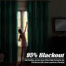 Rustic Teal Wood Curtains Turquoise Planks Window Drapes For Living Room Southwestern Vintage Wood Farmhouse Window Curtain Panels For Bedroom 63H X 53W Set Of 2 Panels - 藍綠色 - 查看 4