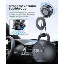 New Multi-Function Car Mobile Phone Holder Magnetic Suction Universal Chuck Strong Magnetic Attraction Car Mobile Phone Navigation Bracket - K007-1 chiếc - Xem 5