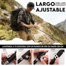 CYPNHiprimo Bastones para Senderismo Ajustables Plegables Ergonómicos Hechos de Aluminio 7075 Ligeros con Bloqueo Rápido Caminata Montaña Trekking PolesFashion - 221250160 - Ver 5