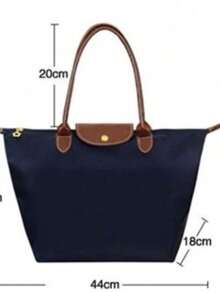 Women's FOLDING Medium Waterproof Shoulder Bag Promotion - 藍色 - 查看 5