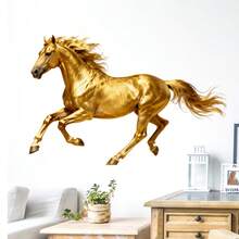1pc Galloping Horse Decorative Sticker, Essential For Year Of The Horse Decor, Suitable For Living Room, Bedroom, Study