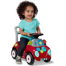 JCH-Radio Flyer Busy Buggy Sit to Stand Toddler Ride On Toy Red Ages 1-3 Years - como en la foto - Ver 1