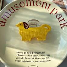 1pc New Cute Dog Acetate Hair Claw Clip, French Animal Hair Clip, Cartoon Adorable Hair Claw Clip For Ponytail, Hair Claw, Kawaii Cat Acetate Hair Clip, Personalized Cute Dog Acetate Hair Claw Clip, New Cute Border Collie Hair Claw, Cartoon Animal Hair Clip, Acetate Dog Hair Claw Clip, Bow Smile Happy Dog Hair Claw Clip, Animal Hair Accessories, Dopamine Delicate Hair Claw Clip, Acetate - Multicolor - View 6