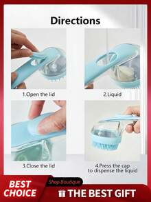 1支装狗狗洗澡刷，狗狗洗发刷，猫咪洗发刷，狗狗美容刷，猫咪美容刷，幼犬美容刷，狗狗洗澡刷，幼犬美容刷，猫咪洗澡刷 - 彩色 - 查看 7