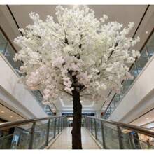 Cây hoa anh đào nhân tạo cao 2m * rộng 1.5m, cánh hoa màu hồng sống động như thật, tán cây chắc chắn, thân cây được gia cố, đa năng phù hợp cho địa điểm tổ chức đám cưới, lối vào trung tâm thương mại, vườn ngoài trời, sảnh khách sạn, là vật dụng không thể thiếu. - Nhiều màu - Xem 3